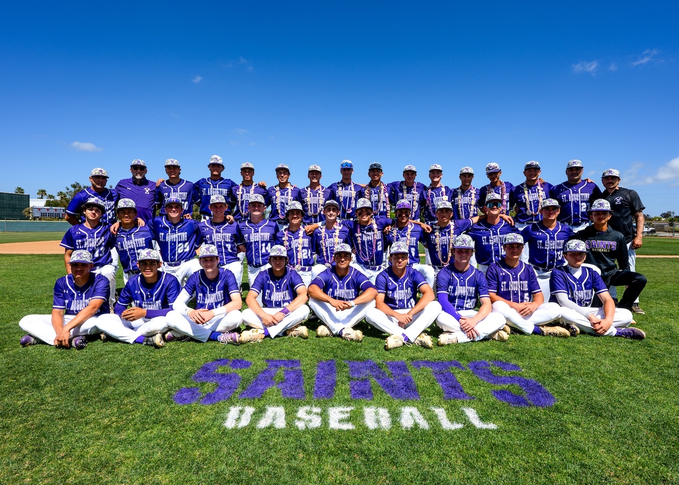 Saint Augustine Varsity baseball team photo