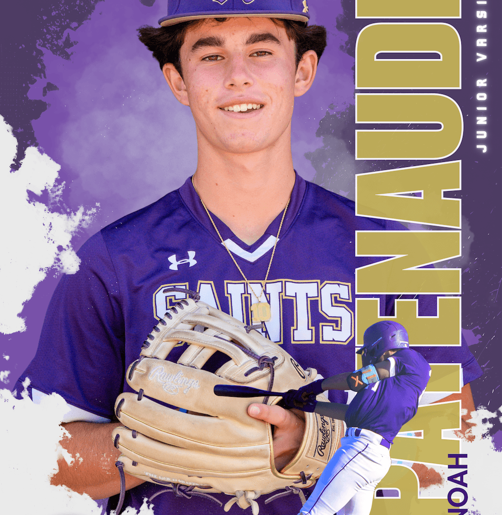 baseball player posing for a media day portrait
